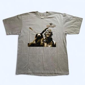 Vintage Breitling watches tan Graphic T-Shirt XL